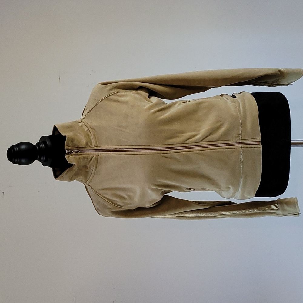 BCBG MAXAZRIA light green zipper sweater